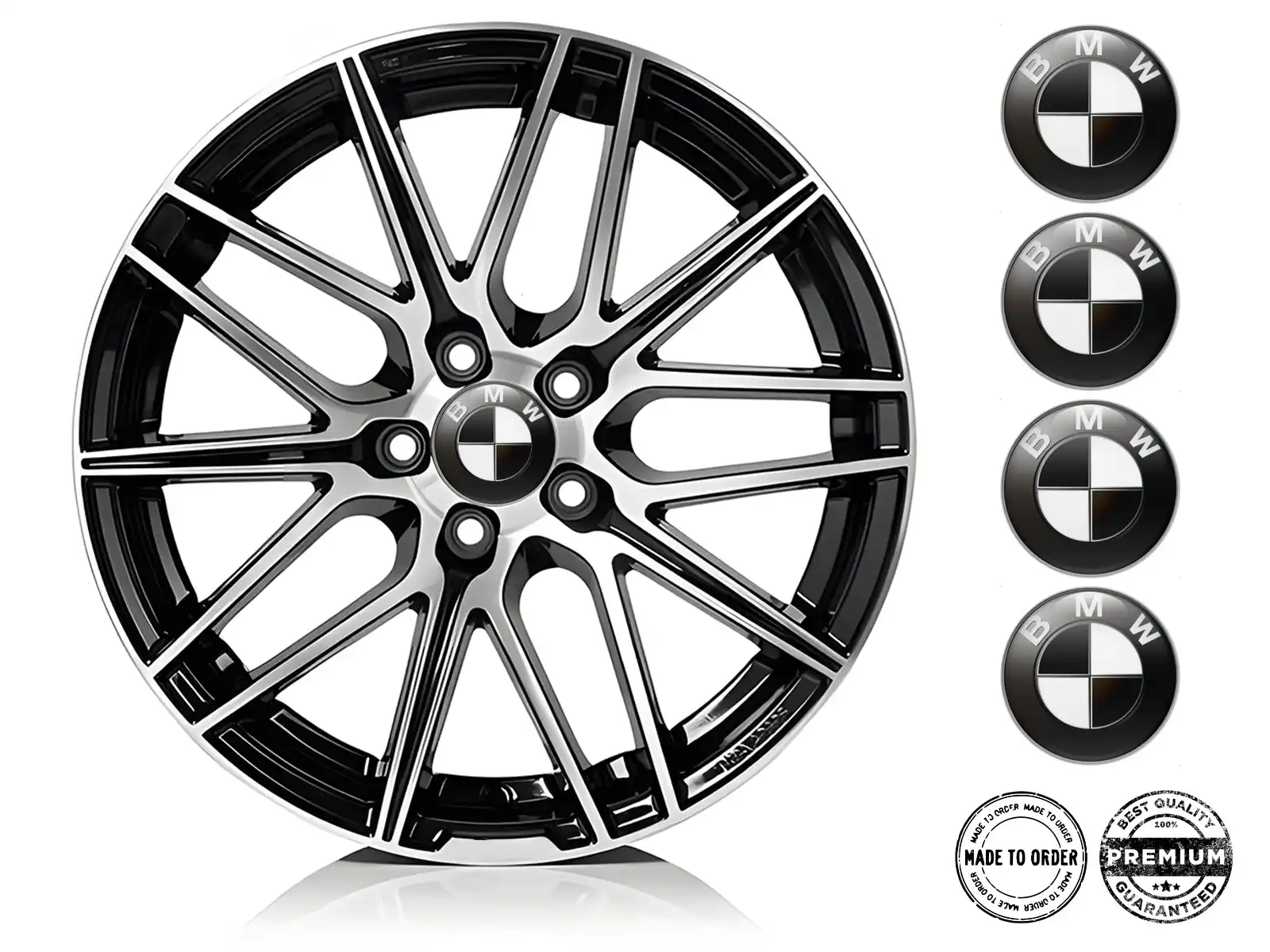 BMW Pegatinas Aro Autos Prisma Cuántico Premium